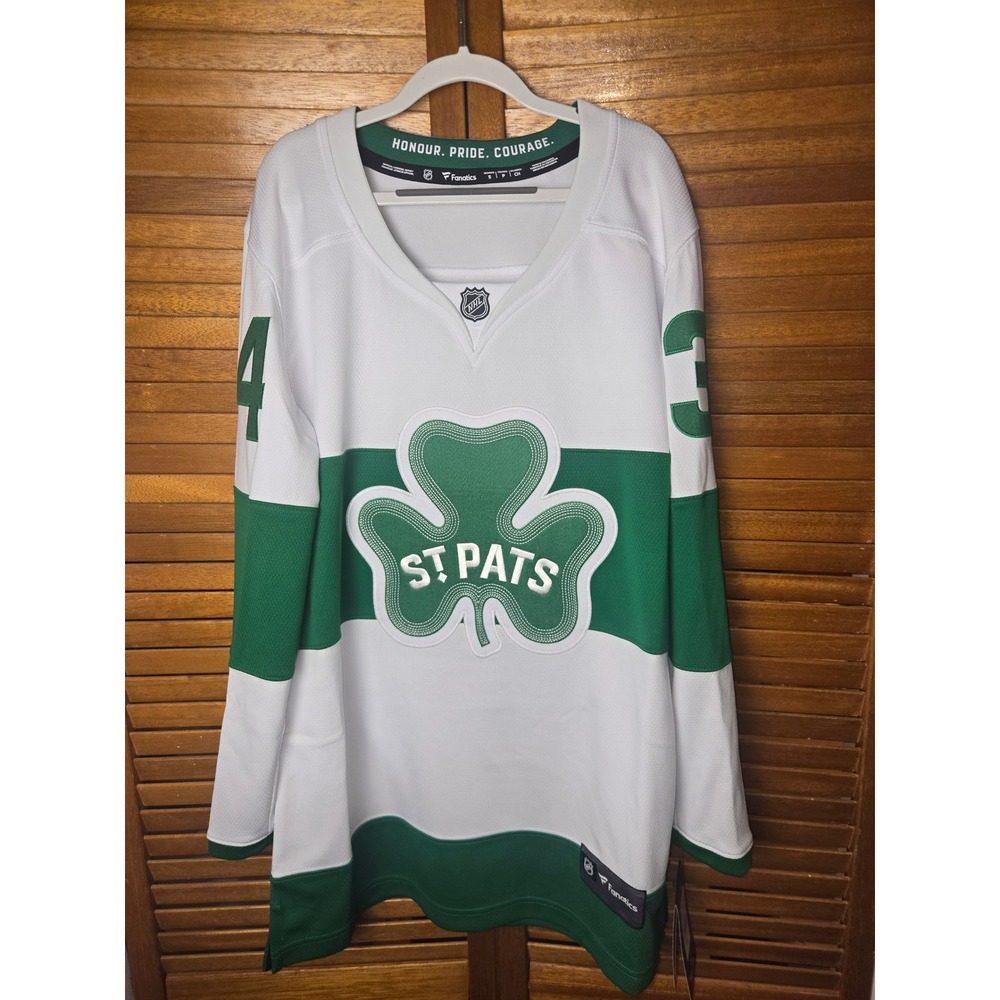 Toronto Maple Leafs Fanatics Matthews St Pats Jersey Womens Small